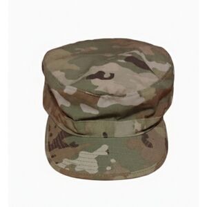 Camouflage Military Issued Patrol Cap Hat Size 7 5/8 Streetwear Utility